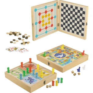 coffret bois 100 jeux - wdk groupe partner