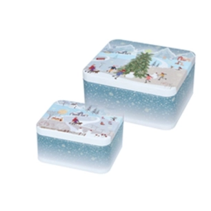 boite pour biscuits s2 winter wonderland - billiet ld