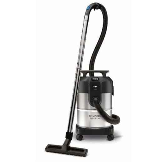 apirateur eau et poussiã¨res 128390260 - 1 100 w - cuve inox 20 l - classe l - flexible 3 m - soufflerie - inox - nilfisk