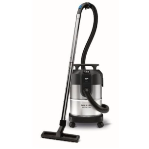 apirateur eau et poussiã¨res 128390260 - 1 100 w - cuve inox 20 l - classe l - flexible 3 m - soufflerie - inox - nilfisk