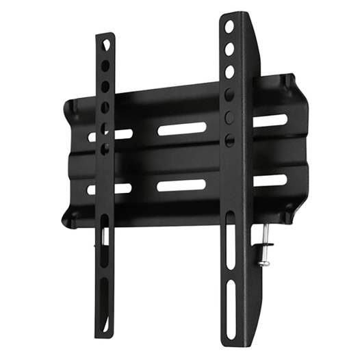 support mural fixe noir pour téléviseurs de 19 à 48 pouces, charge maximale 25 kg