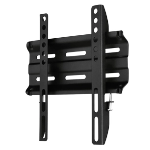 support mural fixe noir pour téléviseurs de 19 à 48 pouces, charge maximale 25 kg