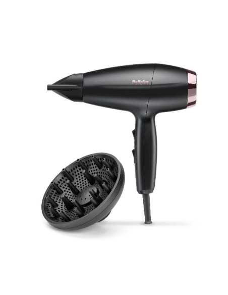 babyliss sèche-cheveux noir/mauve - 6153de - babyliss