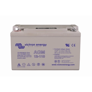 batterie agm 110ah victron - victron energy