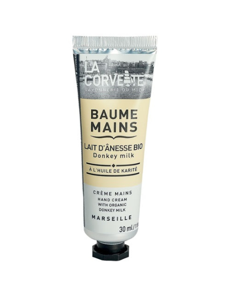 baume mains lait d anesse 30 ml - compagnie du midi