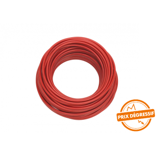 cã¢ble souple hi-flex 1x50mm rouge 1m antarion - antarion bleu