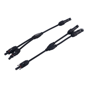 paire de splitters connecteurs solaires rapides type y antarion - antarion bleu