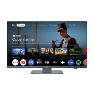 smart tv 22'' google antarion - antarion bleu
