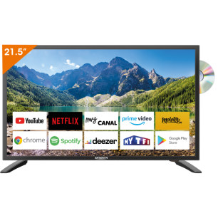 smart tv 22'' dvd android 14,0 antarion - antarion bleu