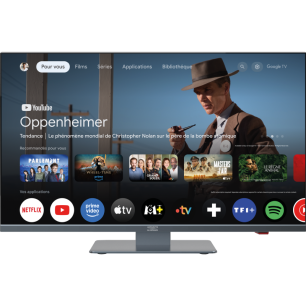smart tv 32'' slim google antarion - antarion bleu