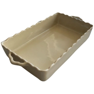 plat rect 39,9x22,9x8,4 ivoire festonne maria - grestel