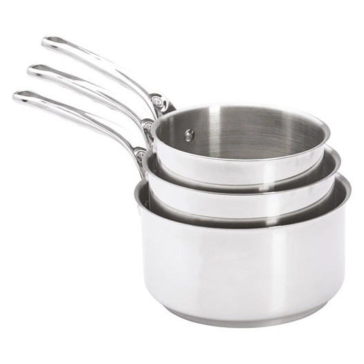 milady lot de 3 casseroles inox 16/18/20cm - la brigade de buyer