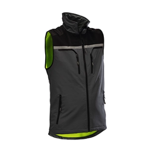 gilet de travail léger et fonctionnel offrant une grande liberté de mouvement et un confort agréable par temps chaud. les techno
