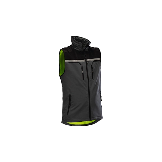 gilet de travail léger et fonctionnel offrant une grande liberté de mouvement et un confort agréable par temps chaud. les techno