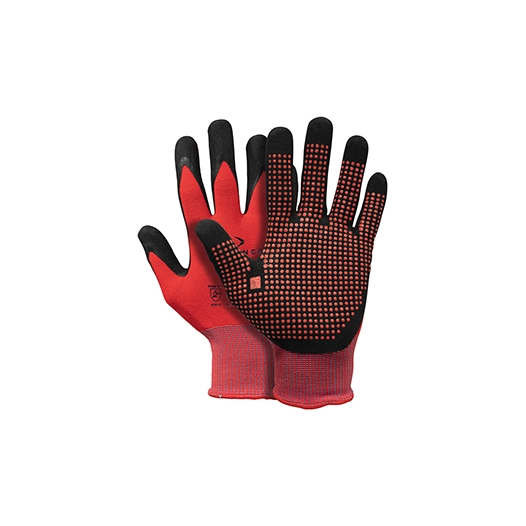 gants de travail flexibles avec revêtement nitrile résistant à l'huile pour une manipulation précise et antidérapante. - technol