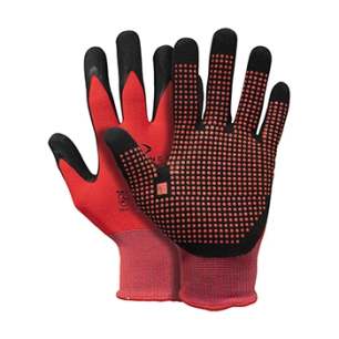 gants de travail flexibles avec revêtement nitrile résistant à l'huile pour une manipulation précise et antidérapante. - technol