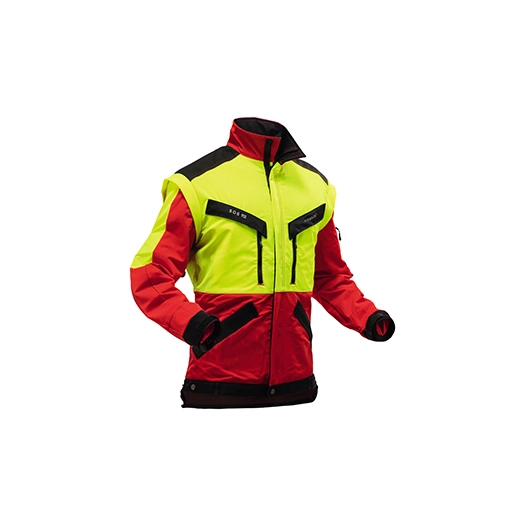 veste robuste et polyvalente avec manches amovibles pour une utilisation toute l'année. les technologies klimaair® et stretchair