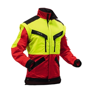 veste robuste et polyvalente avec manches amovibles pour une utilisation toute l'année. les technologies klimaair® et stretchair