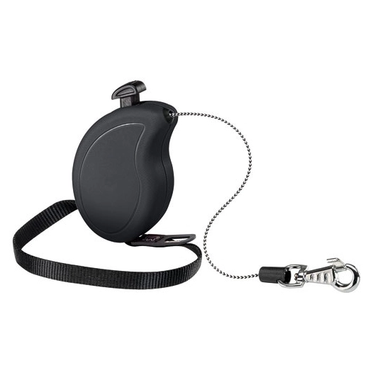 laisse flippy one corde noire - ferplast france