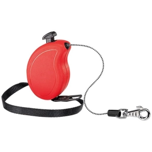 laisse flippy one corde rouge extensible - ferplast france