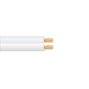 câble parallèle blanc audio 2 x 1,50 mm euro/m