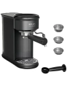 expresso mini maestro - 20 bars - rã©servoir 0,6 l - ã©cran tactile - buse vapeur - 12 cm - noir - gpe seb france - krups