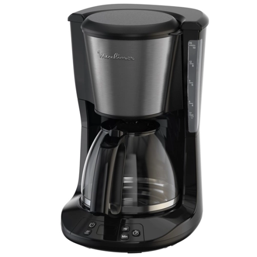 cafetiã¨re filtre 10-15 t - 1,25 l - 1000 w - prog. 24 h - maintien chaud 30 min - verseuse verre - anti-goutte - arrãªt a - gpe