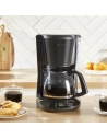 cafetiã¨re filtre 10-15 t - 1,25 l - 1000 w - prog. 24 h - maintien chaud 30 min - verseuse verre - anti-goutte - arrãªt a - gpe