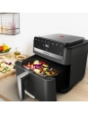 air fryer easy fry mega compact - 7,5 l - 8 programmes - 40-200 â°c - 1 700-2 020 w - gris foncã© - gpe seb france - moulinex