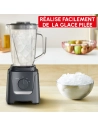 blender blendforce-600 w - 1,25 l utile - 2 vitesses + pulse - 6 lames - glace pilã©e - gris - gpe seb france - moulinex