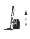 aspirateur sac silence force 7 - 900 w max - 69 db(a) - sac 4,5 l - rayon 12 m - noir & bleu - gpe seb france - rowenta