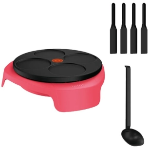 easy crep'party appareil ã€ crãšpes ã‰lectrique plaque amovible 4â mini crãšpes lo - gpe seb france - tefal