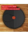 easy crep'party appareil ã€ crãšpes ã‰lectrique plaque amovible 4â mini crãšpes lo - gpe seb france - tefal