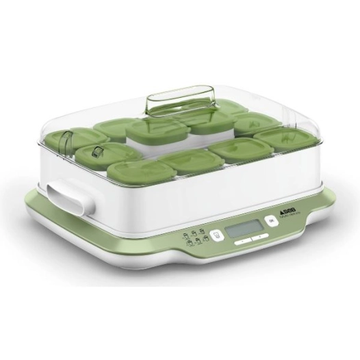 yaourtiã¨re multi dã©lices express & vã©gã©tal - 600 w - 12 pots 140 ml - 6 prog. - mode yaourts express - vert - gpe seb france