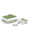 yaourtiã¨re multi dã©lices express & vã©gã©tal - 600 w - 12 pots 140 ml - 6 prog. - mode yaourts express - vert - gpe seb france