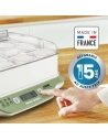 yaourtiã¨re multi dã©lices express & vã©gã©tal - 600 w - 12 pots 140 ml - 6 prog. - mode yaourts express - vert - gpe seb france