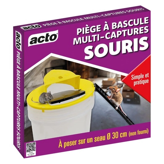 piege ã  souris ã  bascule multicaptures - sojam