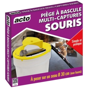 piege ã  souris ã  bascule multicaptures - sojam