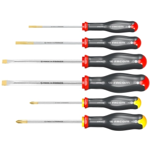 tournevis protwist® plat/phillips, jeu de 6 pièces