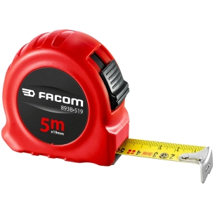 flexomètre abs série rouge 5 m x 19 mm