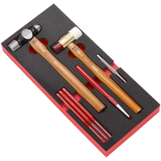 ensemble d'outils à percussion, 7 pièces