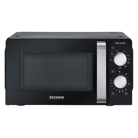 micro ondes gril 900w 17l noir - severin france