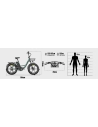 Vélo Fatbike électrique urbain Eletronbike OC20 Vert - 250W 48V 13Ah Roues 20