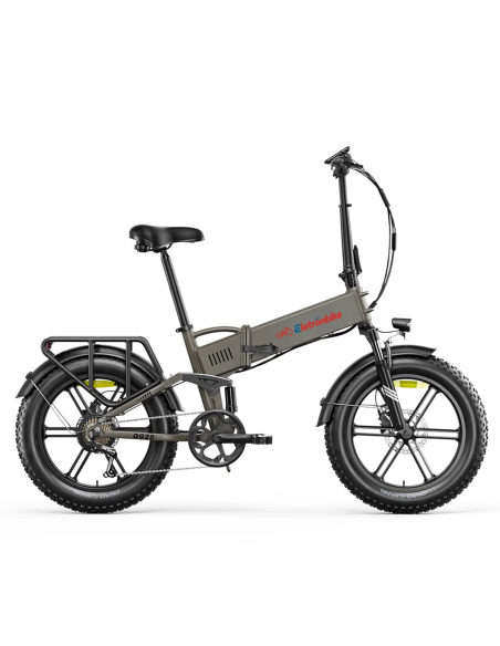 Vélo électrique pliant Fat Bike tout suspendu Eletronbike OG20 marron - 250W 48V 13Ah