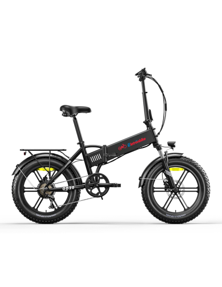 Vélo électrique pliant Fat Bike Eletronbike OD20 Noir - 250W 48V 13Ah Pneus 20x4.0