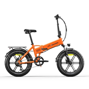 Vélo électrique pliant Fat Bike Eletronbike OD20 Orange - 250W 48V 13Ah Pneus 20x4.0