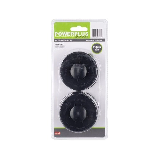 Lot de 2 bobines de fil coupe-bordure Ø 1,6 mm Outifrance / Powerplus | Réf. 8920916