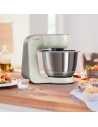 robot pã¢tissier - 1000 w - bol inox 3,9 l - 7 vitesses + turbo - gris, blanc, argent - bsh - bosch pem