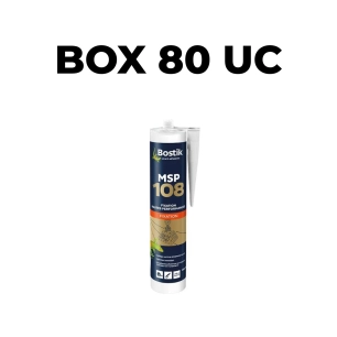 box mastic bostik msp 108 blanc 290ml x 80uc - bostik