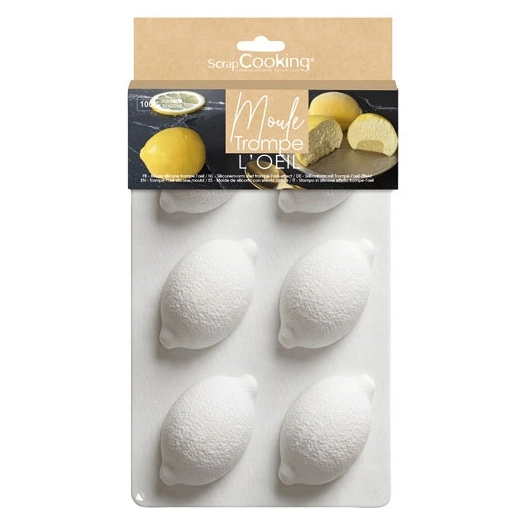 moule silicone trompe l å’il 6c citron - carambelle sarl - scrapcooking